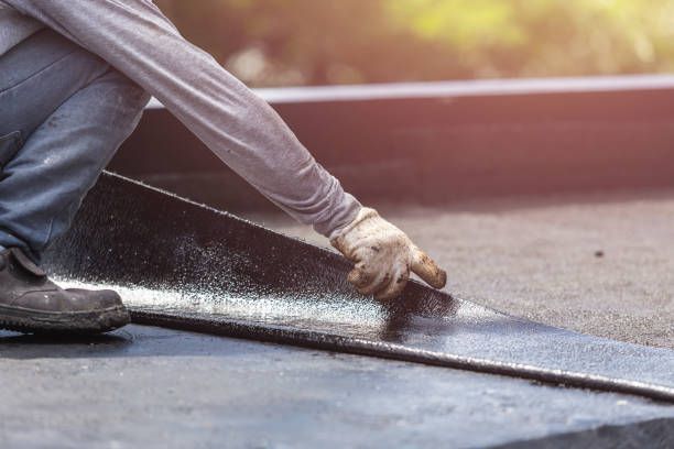Professional Waterproofing technician working in Dola, OH